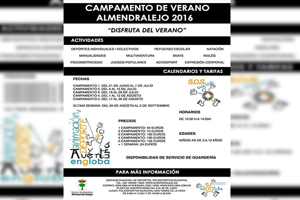 actividades verano