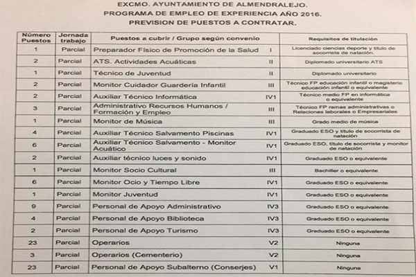 empleo experiencia