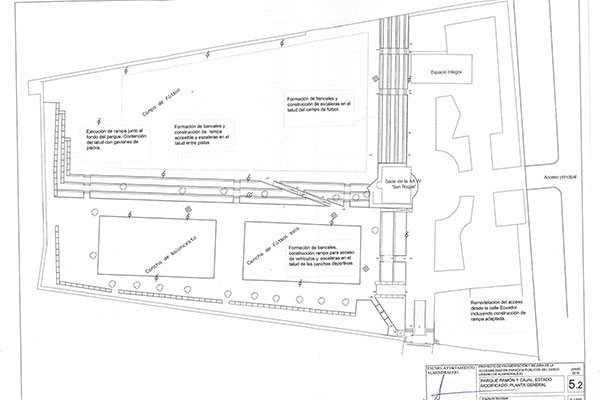 obras parque ramon y cajal