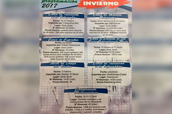 programa joven invierno 17
